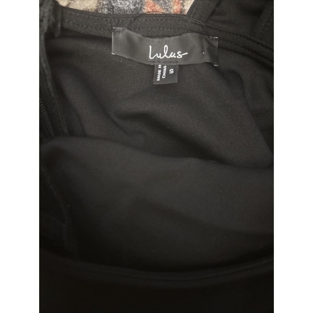 Lulus Feel Your Love Black Ruffled Wide-Leg Jumpsuit | Size Medium | Open Back| - Picture 7 of 7